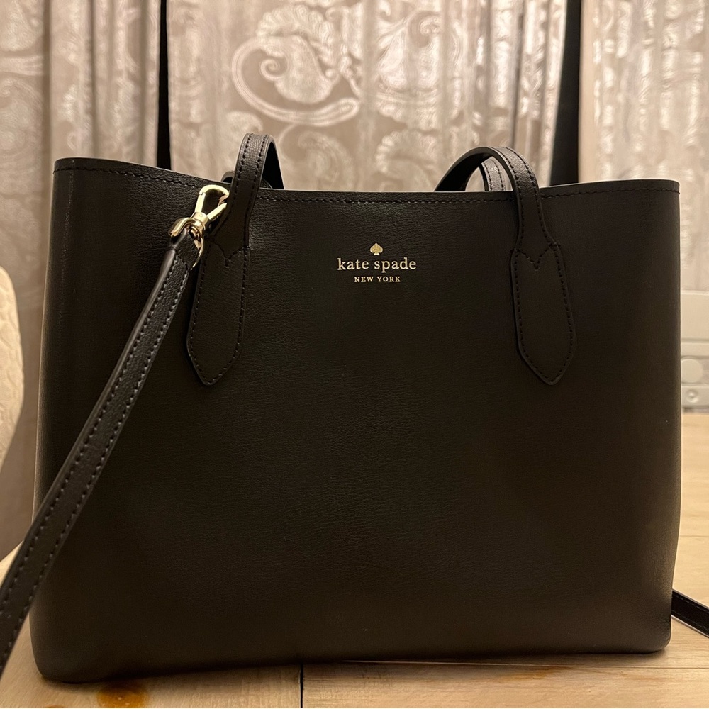 Kate Spade Harper Black Leather Handbag